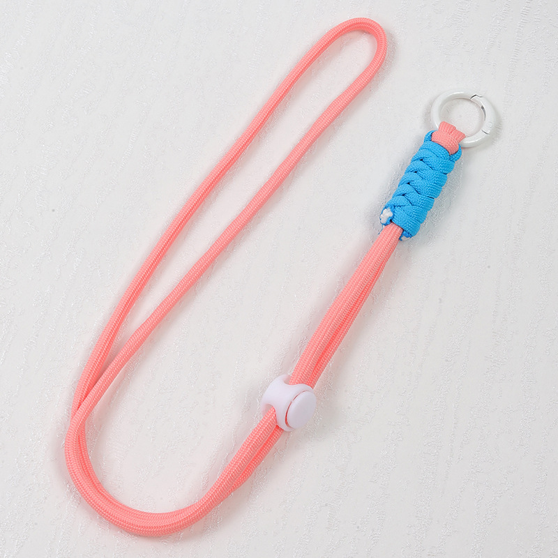 Phone lanyard wrist strap pendant phone chain hanging rope key female twist pendant neck hanging