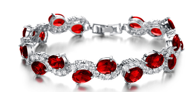 New bracelet for women, purple zirconia bracelet, Valentine's Day gift, dress accessories