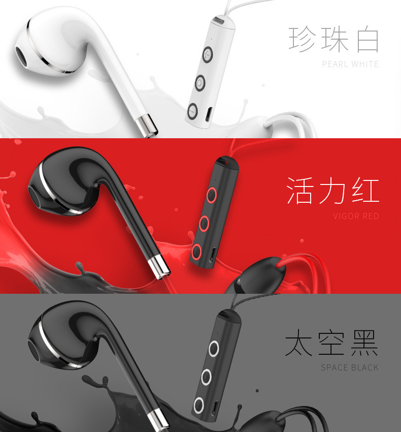 BT313 Bluetooth earphone sports earphone smart magnetic stereo new wireless Bluetooth earphone