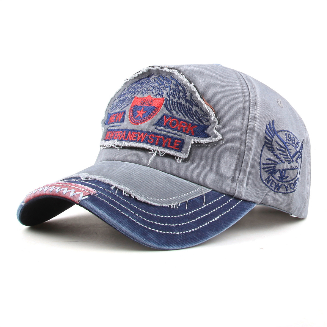 All-cotton spring/summer/autumn/winter sun hat, baseball cap, outdoor hat for men and women