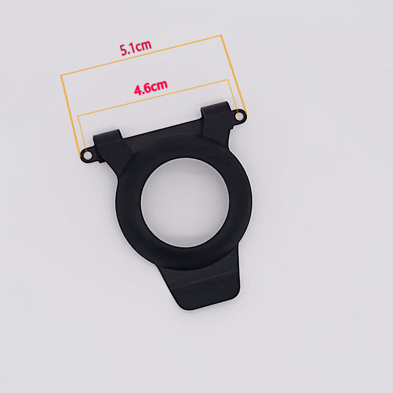 Metal Card Clip Accessories Carbon Fiber Card Holder Stainless Steel Clip Stainless Steel Back Clip with AirTag Slot