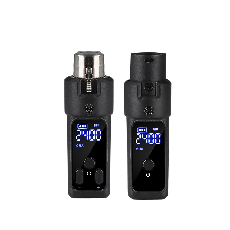 Microphone Wired to Wireless Converter Device Signal Receiver Transmitter Transmission Capacitive Dynamic Microphone