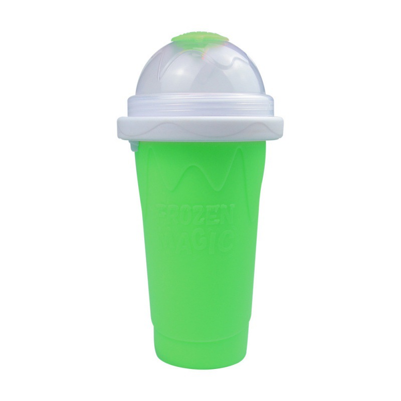 New Household Ice Slush Cup Summer Ice Slush Squeeze Cup Quick Cooling Cup Summer One Squeeze into Ice Cup