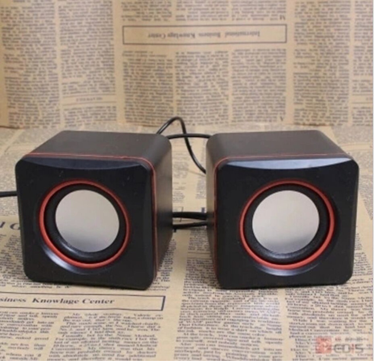 Computer square speaker desktop computer notebook gift desktop multimedia mini portable wired speaker