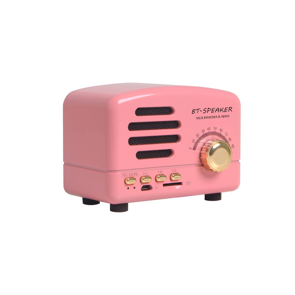 Bluetooth Speaker Nostalgic Mini Bluetooth Speaker Wireless Charging Cute Small Speaker BT01