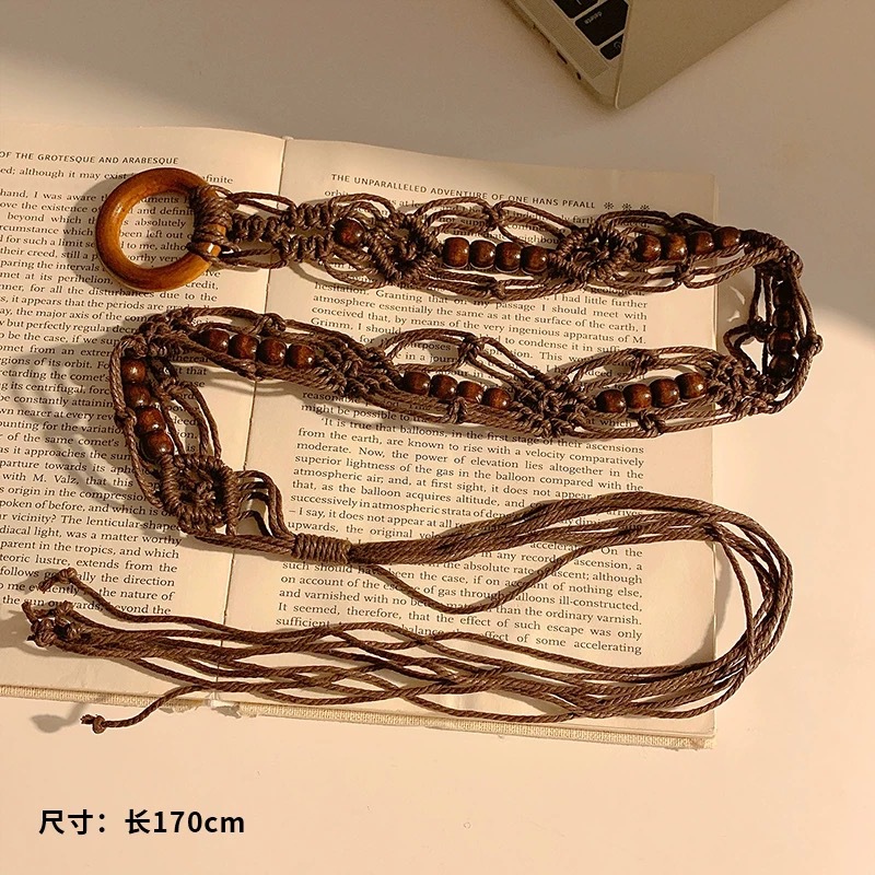 Bohemian ethnic style butterfly belt for women dress waist decoration waist chain accessory