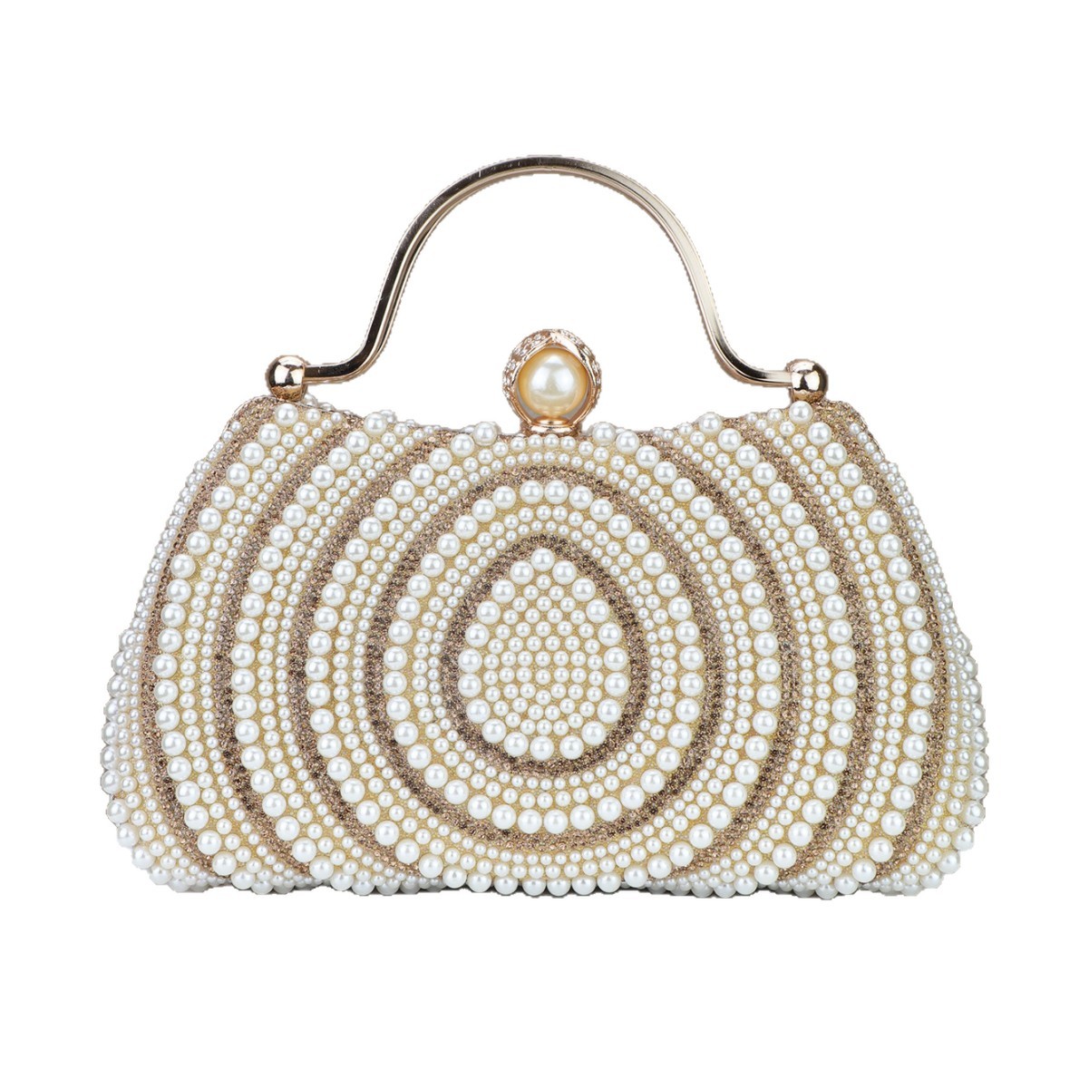 2026 New Pearl Handbag Celebrity Evening Dress Bag Handbag Diamond Crossbody Bag Women