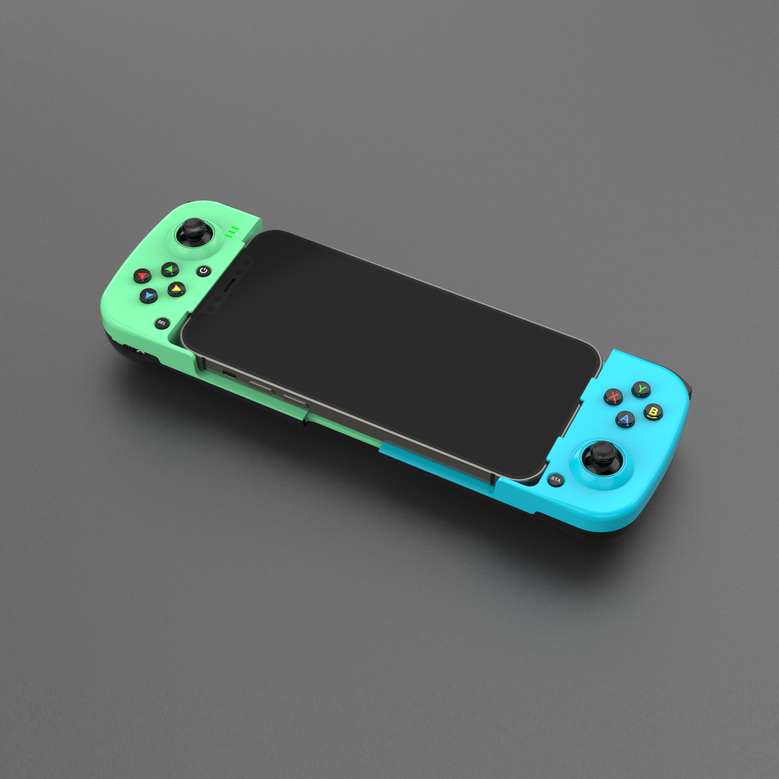 D3 Wireless Mobile Game Controller Bluetooth 5.0 Android iOS Direct Connect MFI Mobile Game Controller Stretch Game Controller