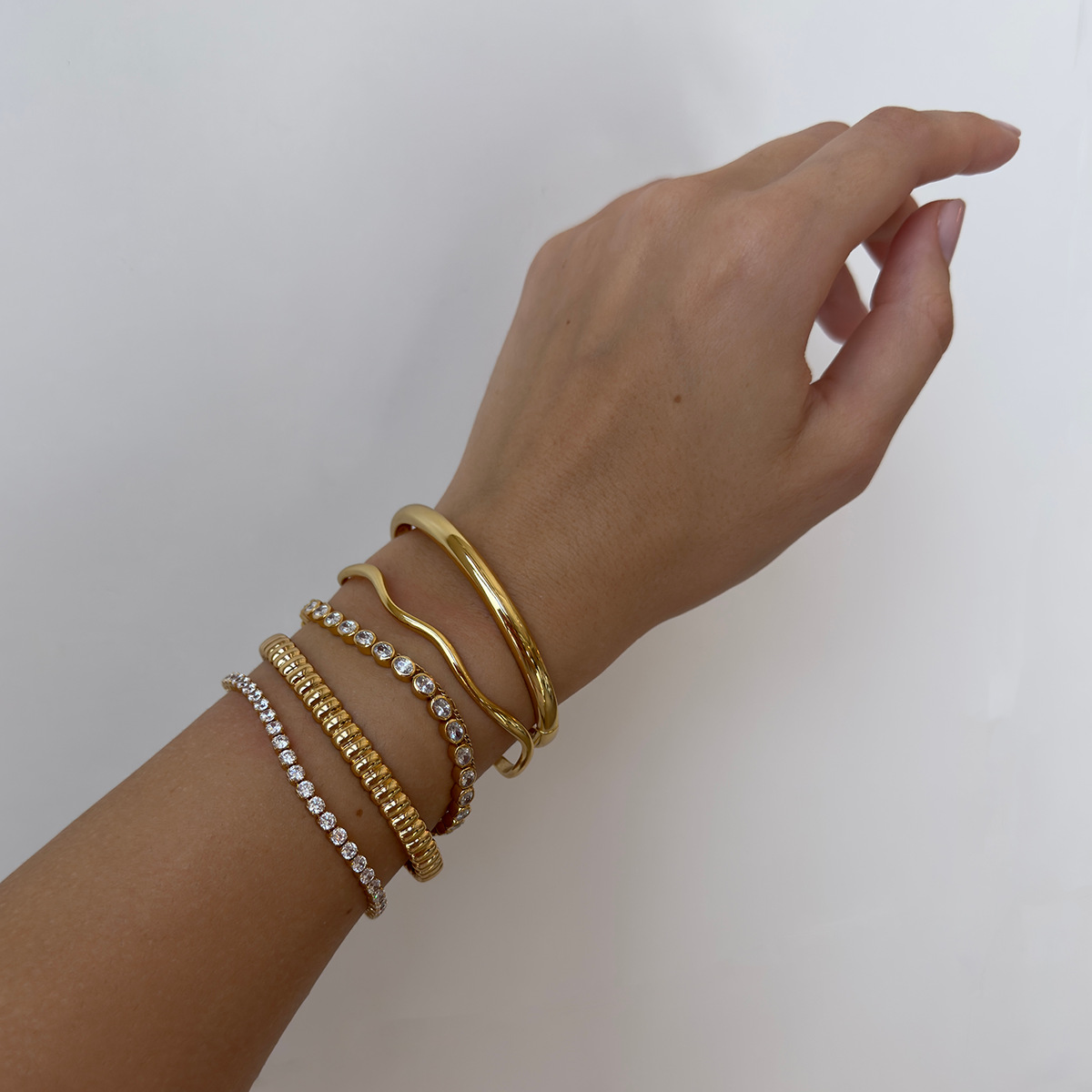 Jieding stainless steel bracelet women jewelry accessories titanium steel hand jewelry