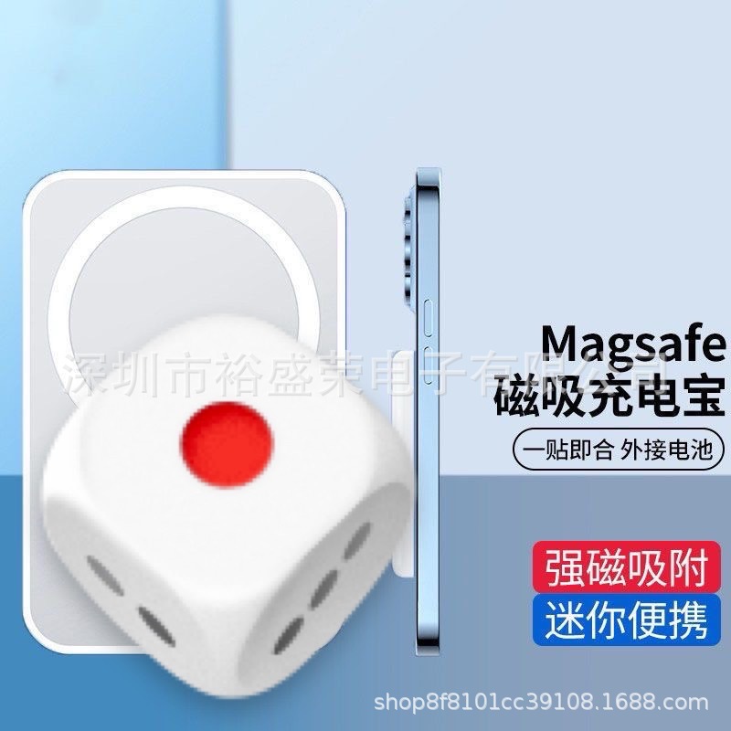 Magnetic Wireless Power Bank for Apple Magsafe Mobile Power Supply Official Phone External Battery