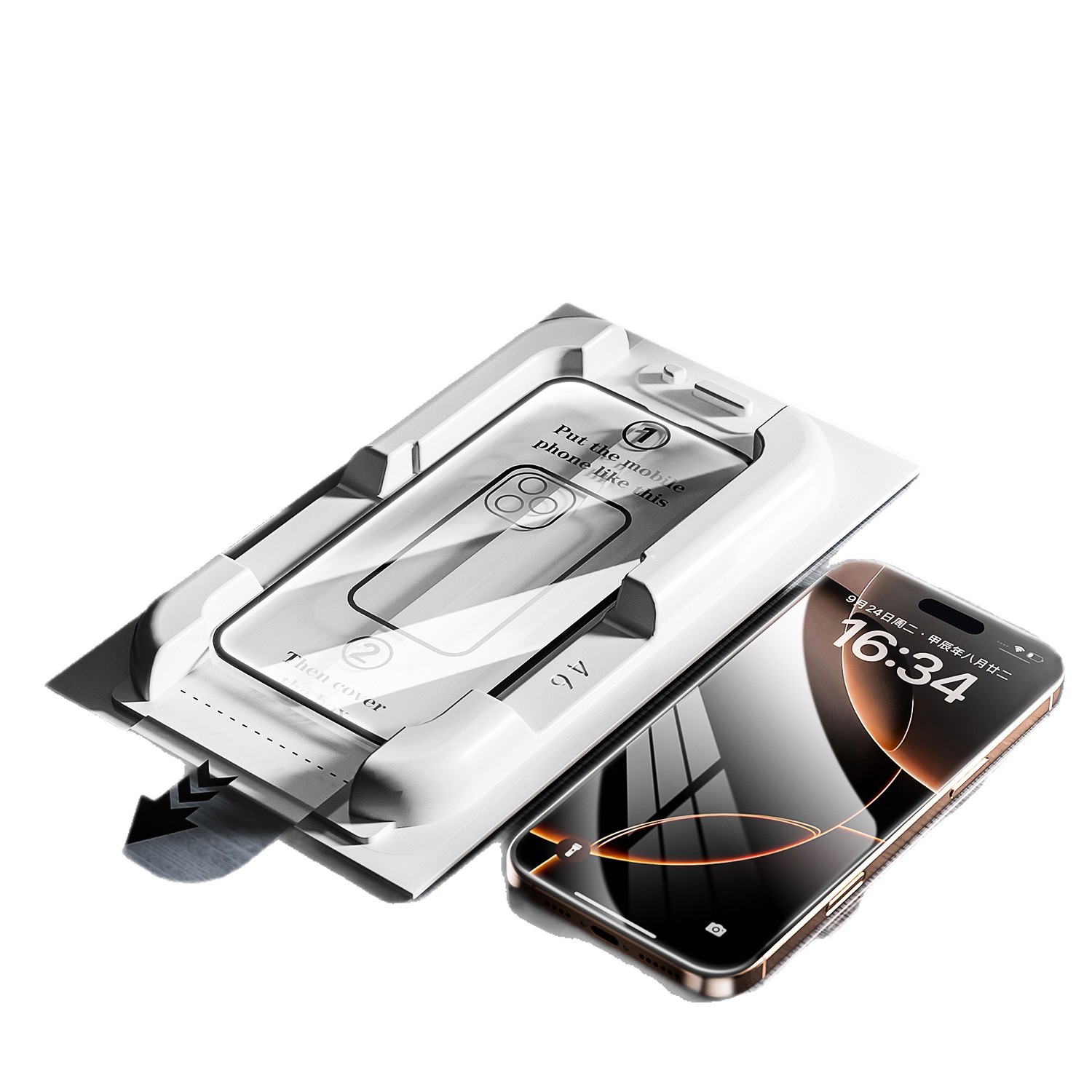 For Apple 17 Pro Imported Corning AR Enhanced 17 PROMAX Full Screen 16 Plus High Transmittance 15 Tempered Glass Film