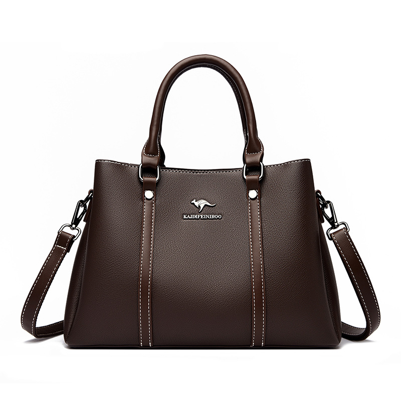 2026 New Shoulder Crossbody Bag Large Capacity Color Contrast Tote Commuter Handbag Women's Handbags