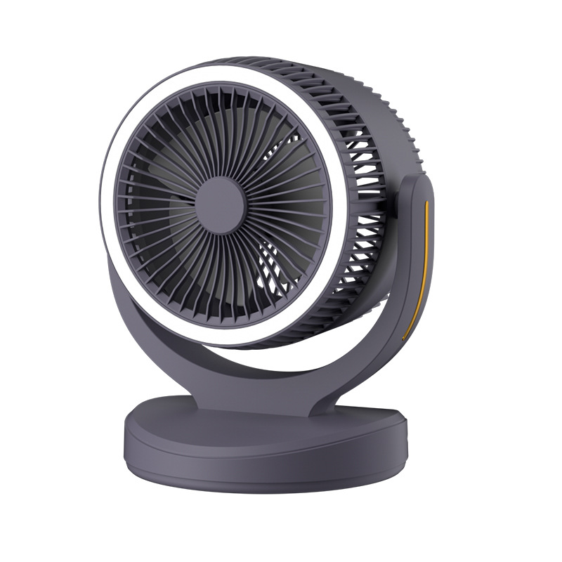 New USB Charging Air Circulation Fan Desktop Lamp Tabletop Household Dormitory Small Electric Fan