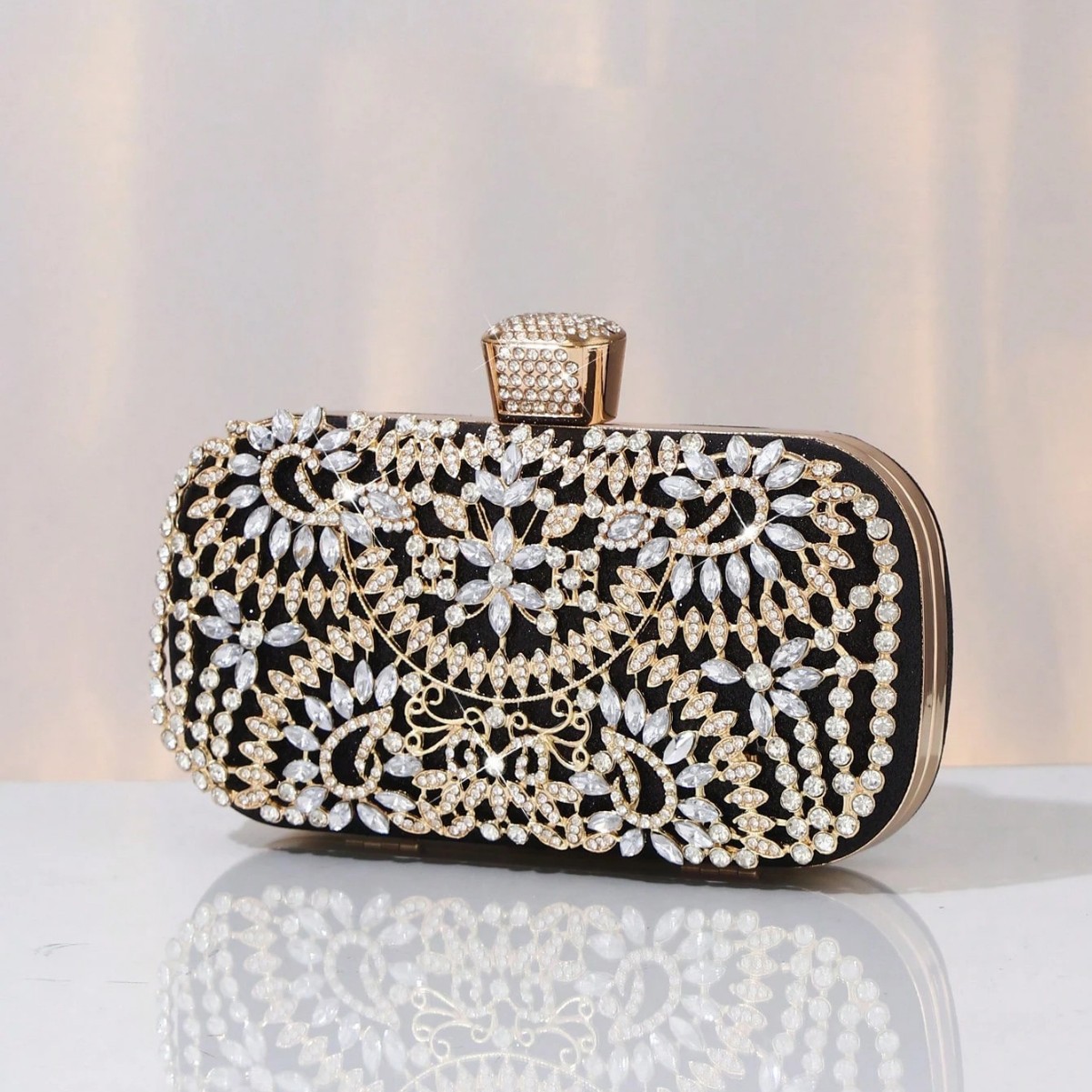 2025 New Evening Bag Women's Banquet Bag Crossbody Handbag Clutch Diamond Banquet Clutch Dress