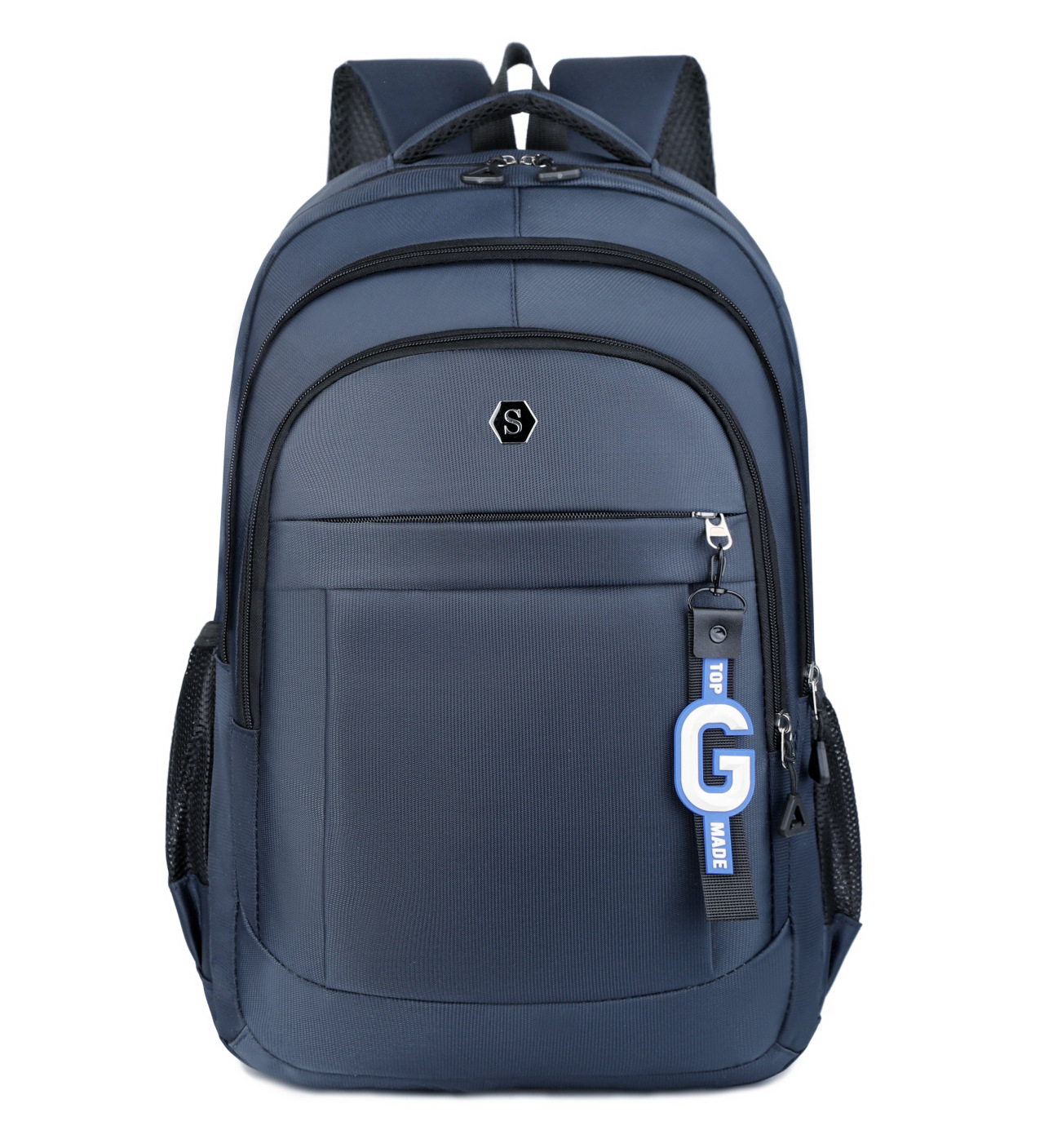 Backpack men women junior high school high school college student Oxford cloth schoolbag large capacity Europe business trip travel backpack