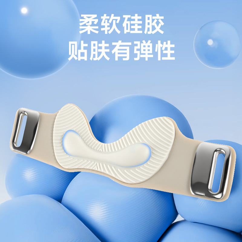 New silicone patellar strap knee brace professional grade air cushion breathable anti-slip fixed sports anti-injury adjustable