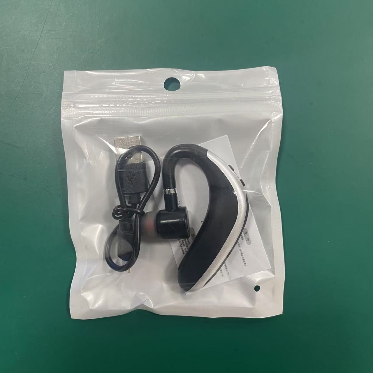 Bluetooth K20 single-ear long battery life soft silicone earphones, clear calls, low latency, ear-hook style 5.4 wireless noise reduction