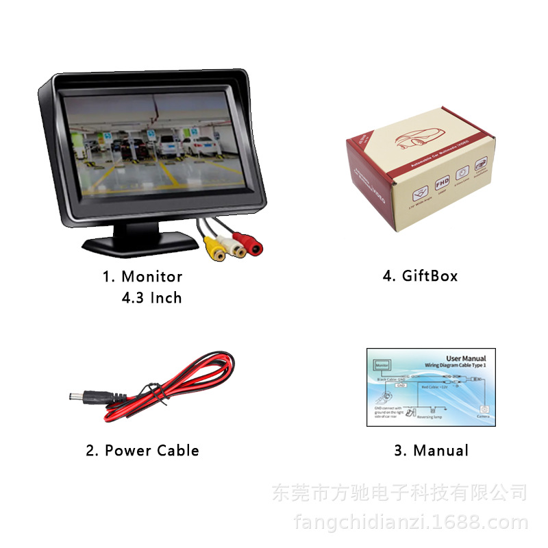 CVBS 普清 480*272 · RM431 4.3寸 台式