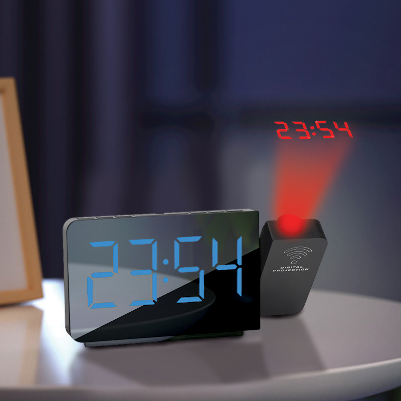Projection Alarm Clock Radio Clock LED Digital Clock Phone Charging Desk Clock Simple Digital Clock