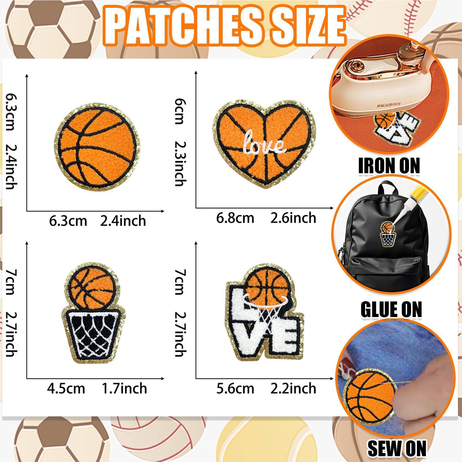 Kulemi Football Basketball Rugby Baseball Chenille Towel Embroidery Computer Embroidery Patch