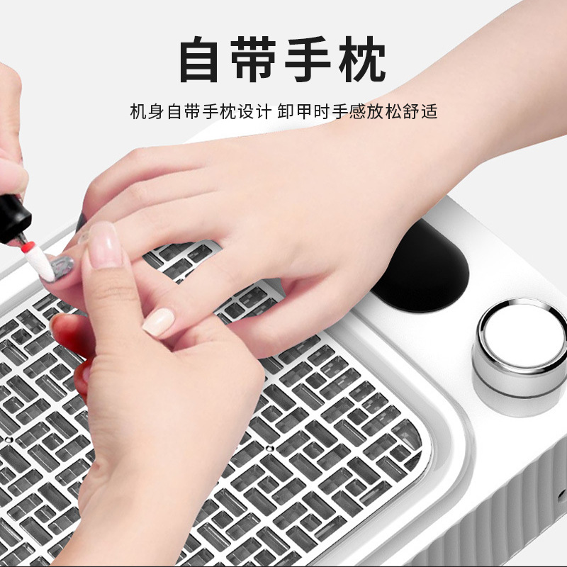 New nail dust collector adjustable speed large suction nail dust remover silent nail salon professional nail dust machine