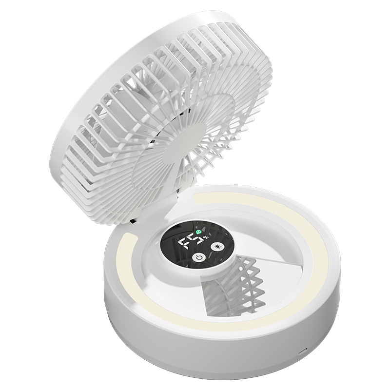 2025 Foldable with Mirror USB Fan Multifunctional Portable Fan Home Office Dormitory Mini Fan