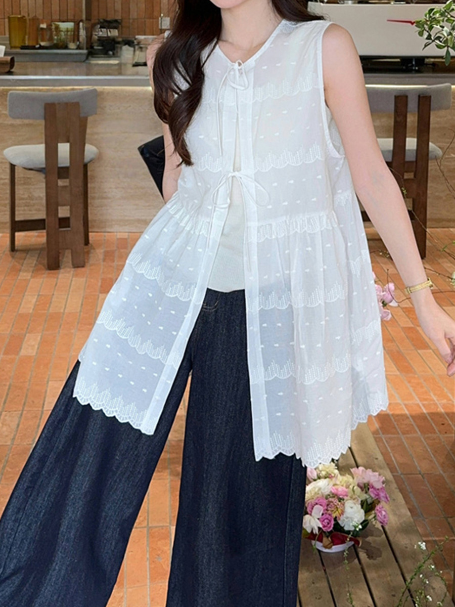 [3/2 Spring] Sleeveless Dress Layering Outerwear