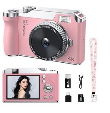 2026 HD Digital Camera Student CCD Entry-Level Camera Student Selfie Photography HD Card Camera