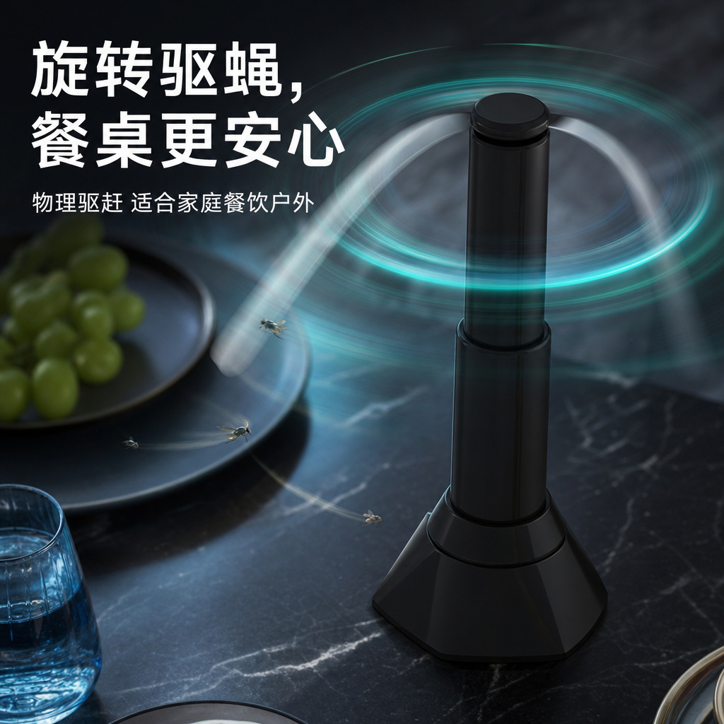 New Retractable Ultrasonic Fly Repellent Fan Mosquito Repellent Fan Outdoor Rodent Repeller Multifunctional Fly Repeller