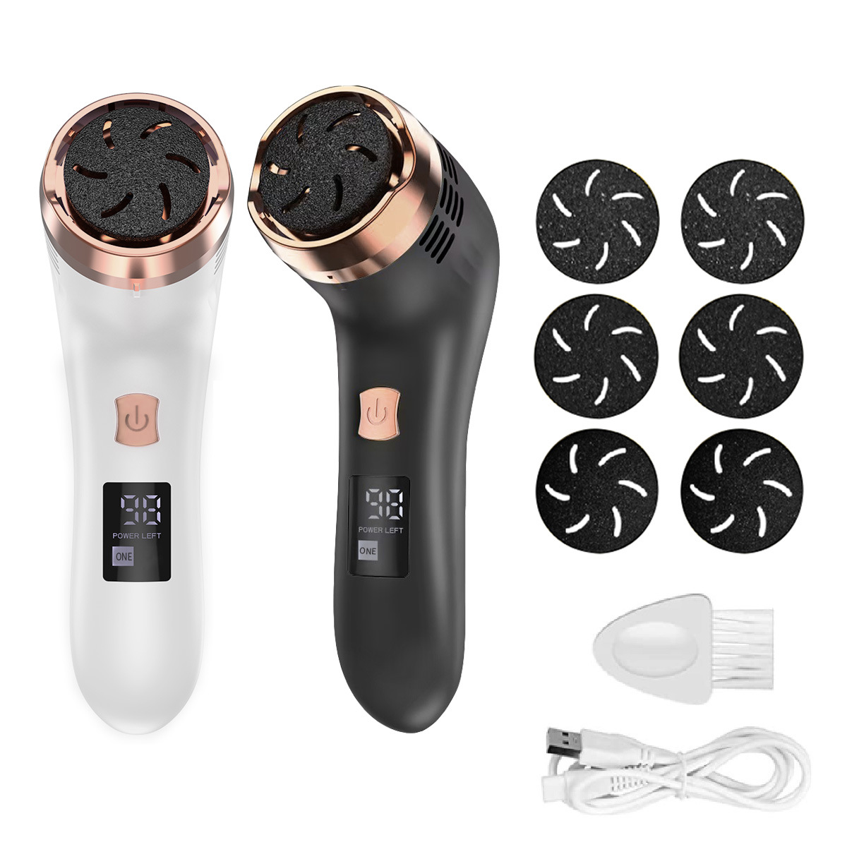 Anti-Dust Electric Foot File Type-C Charging Waterproof Callus Dead Skin Remover Pedicure Tool New Foot Care Custom