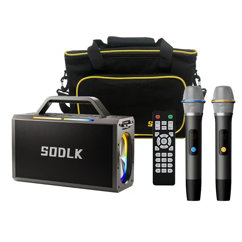 SODLK Shenglai Ke 200W outdoor K-song Bluetooth speaker King Kong third generation subwoofer high-power dance speaker