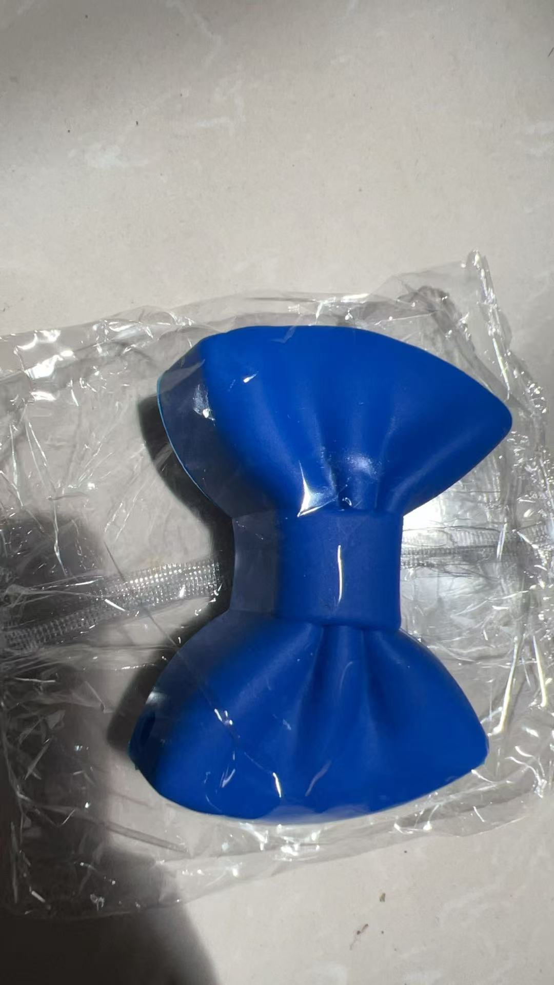 Bowknot silicone heat insulation clip silicone heat insulation pot clip kitchen practical small tool 2pcs set