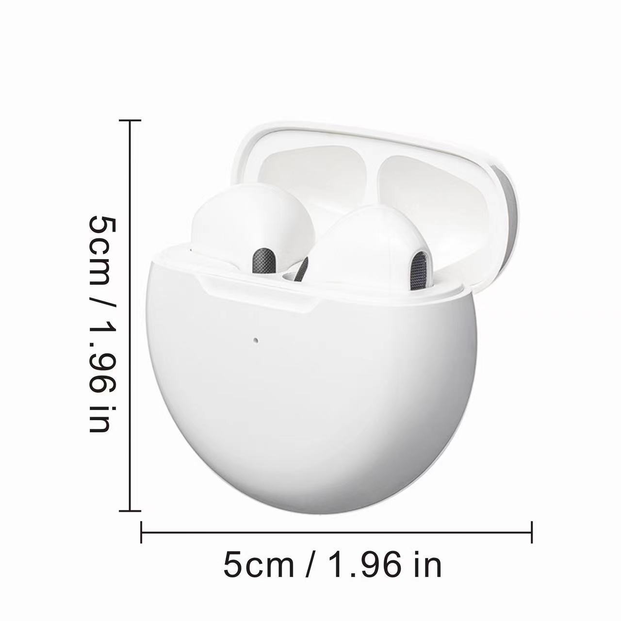 Huaqiangbei PRO6 Headset Dual Ear In-ear Wireless Bluetooth Headset J6 Business Bluetooth TWS Sports Style Touch