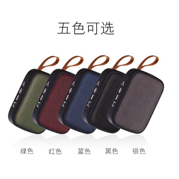 New Gift Wireless Mini Speaker Bluetooth Speaker Portable Card U Disk Fabric Outdoor Handheld Sports