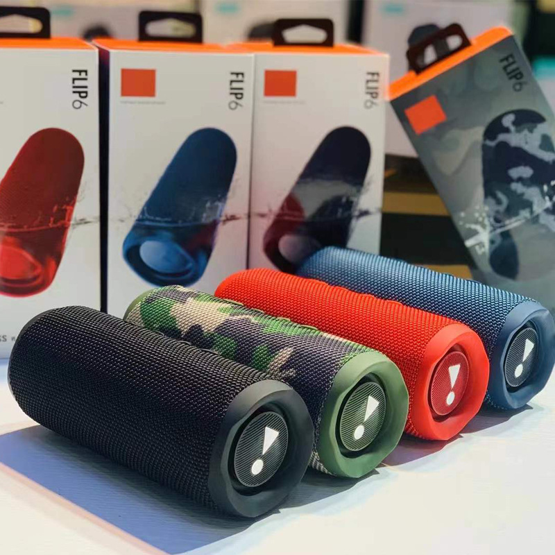 JB Top FLIP6 Kaleidoscope 6th Gen Wireless Bluetooth Speaker Subwoofer Outdoor TWS Mini Speaker