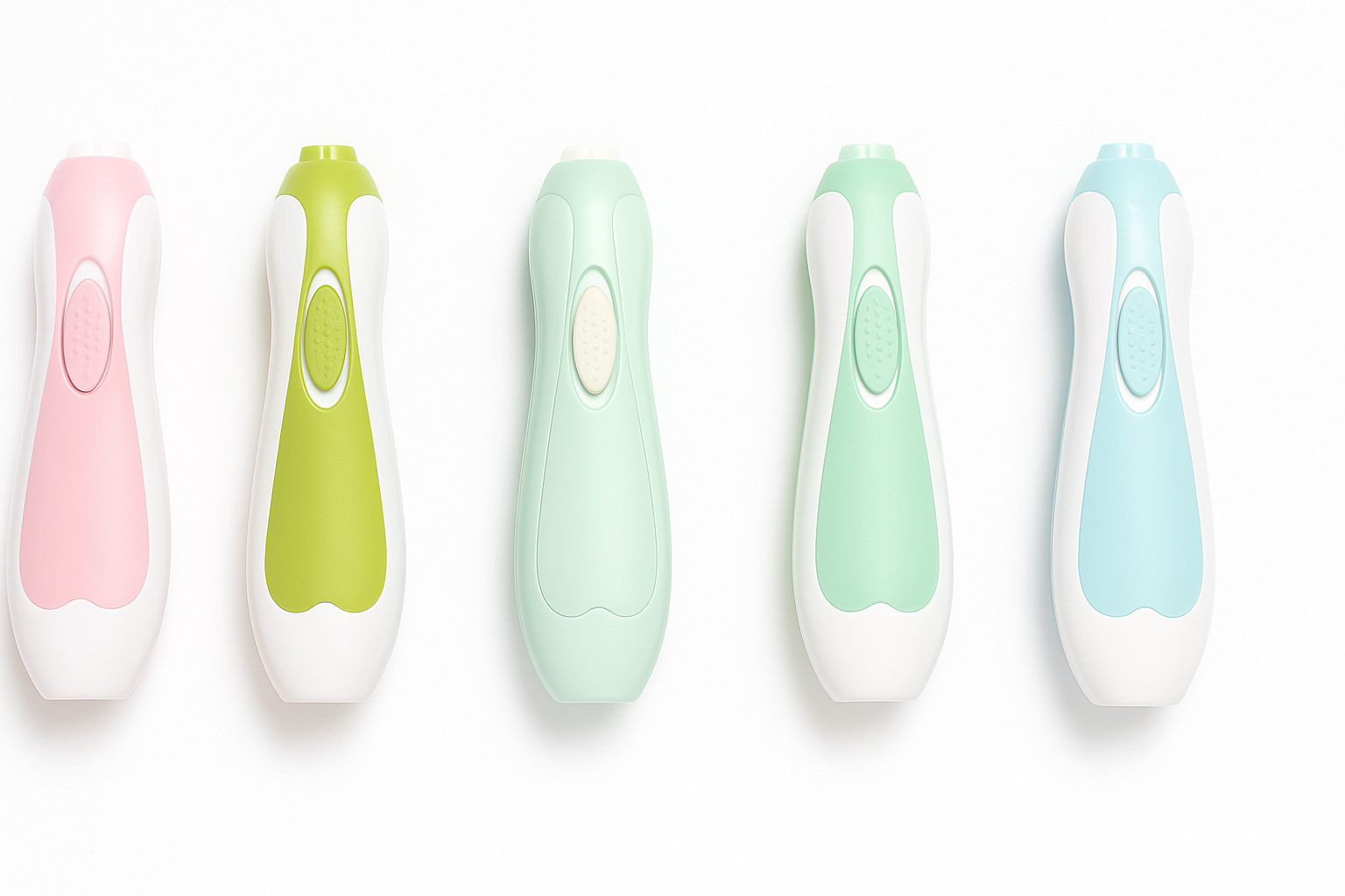 New Upgraded Six-in-One Multi-Head Type C Charging Low Noise Infant Electric Nail File