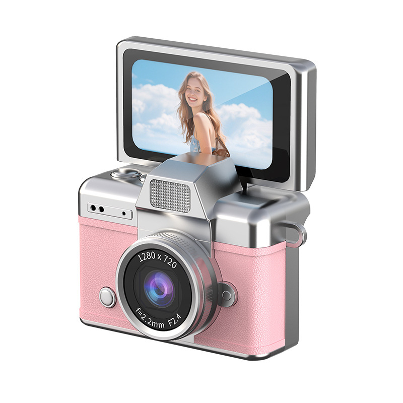 Thumb flip screen mini camera student campus digital CCD HD portable small camera