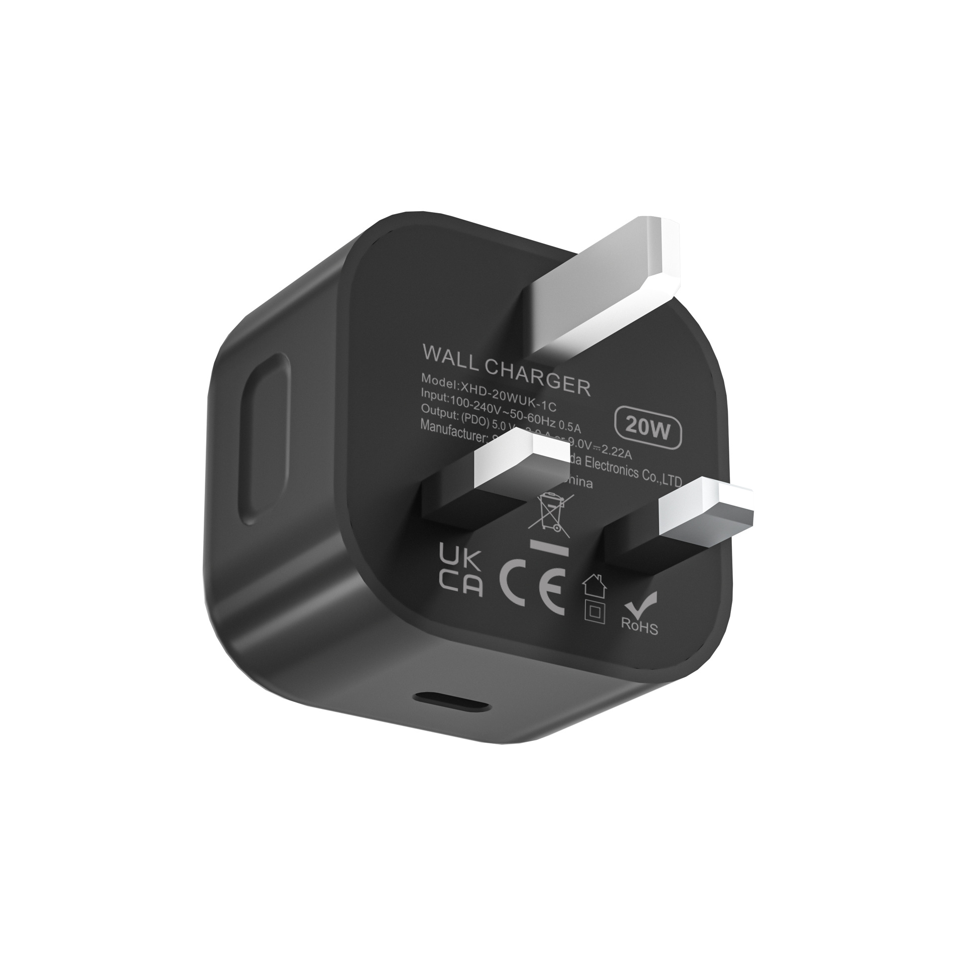 PD20W charger type-c port fast charging for Apple 15 charger UKCA certified PD20W UK standard