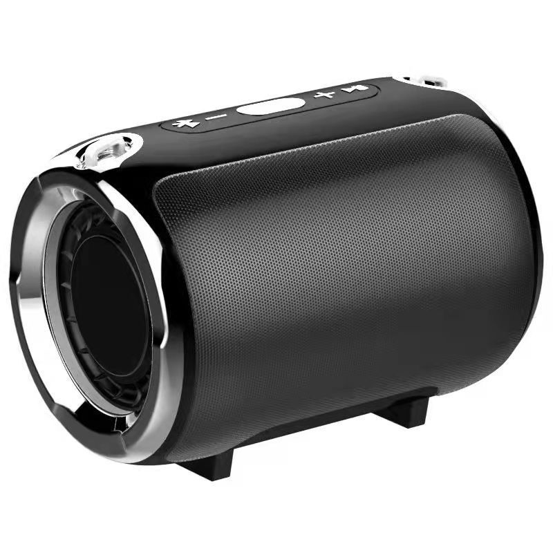 D16 Smart AI Speaker, Bluetooth Subwoofer, Loud Volume Announcer, TF Card Wireless Gift Small Steel Cannon Speaker