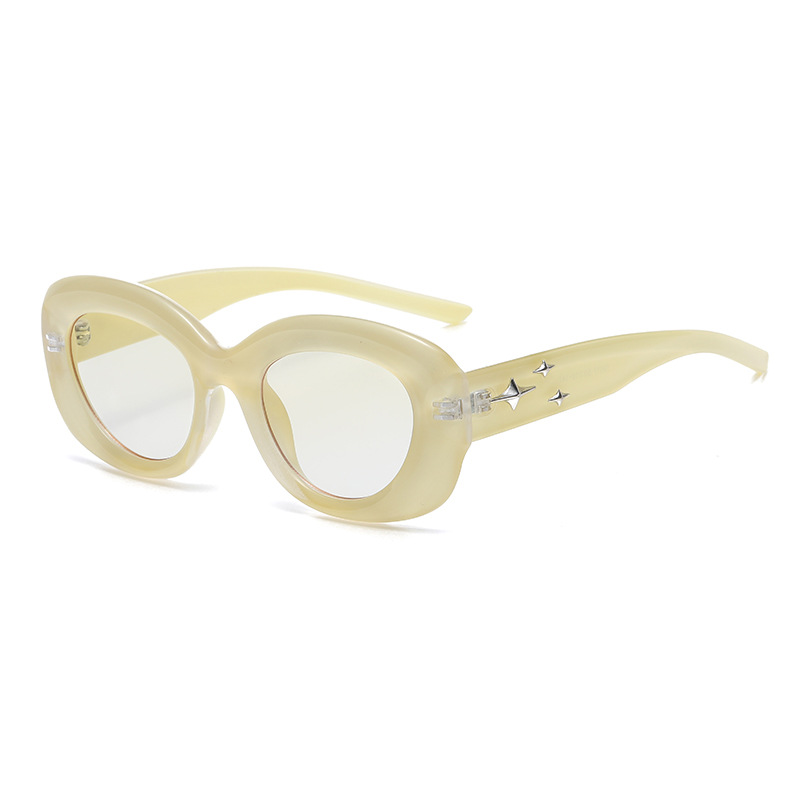 2023 New Small Frame Sunglasses Simple Sunglasses Women Round Frame Glasses