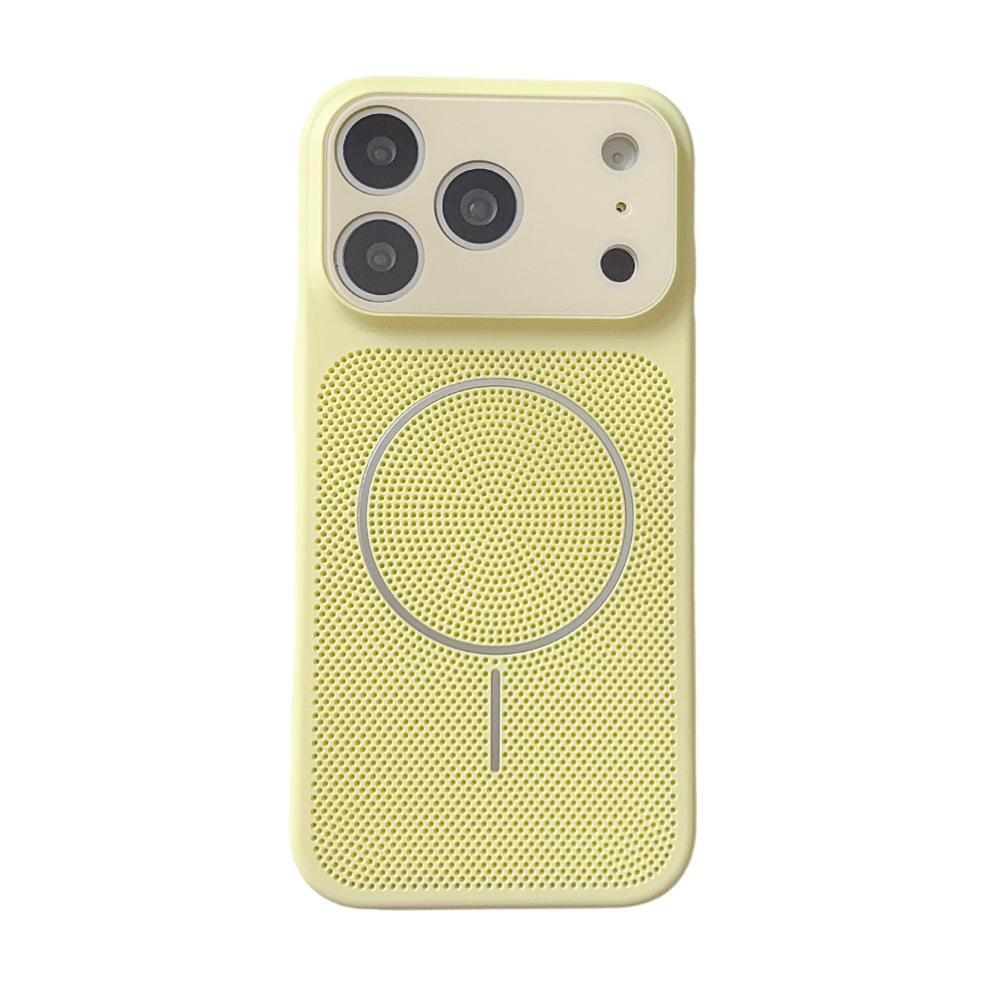 Color-contrast instant heat dissipation phone case for Apple iPhone 17 Pro Max, wireless magnetic charging protective case for iPhone 16