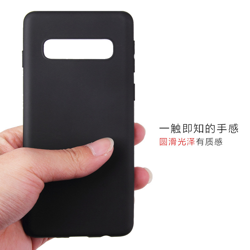 Applicable for Samsung S10 Phone Case S20plus Frosted NOTE20 Protective Case TPU Candy Color Full Wrap Silicone
