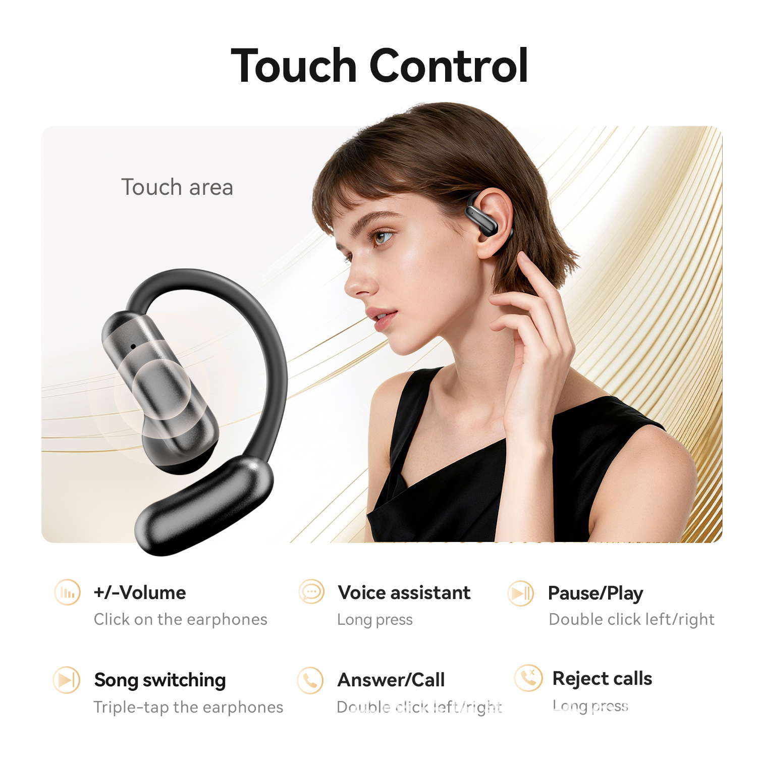 6.0 wireless Bluetooth earphones M139 long battery life high quality private mold new sports
