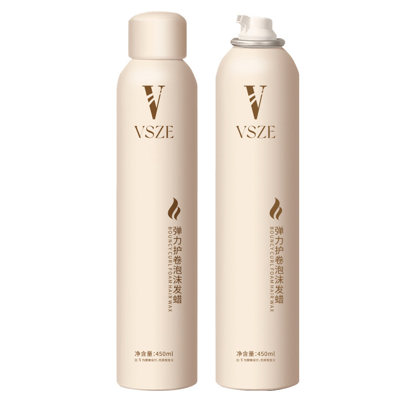 Elastic Curl Foam Wax - Volumizing Foam, Shaping, Leave-in Moisturizing, Styling, Refreshing