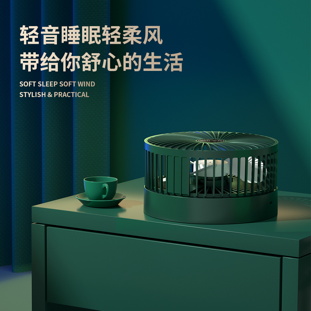 Desktop Folding Retractable Fan USB Charging Home Office Outdoor Portable