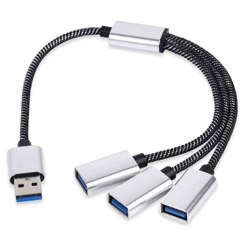 Mobile phone tablet computer usb 2.0 splitter one-to-two hub 2-port hub one-to-two USB data cable