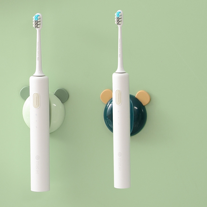 Magnetic electric toothbrush holder no drilling PP material bathroom sink toothbrush storage rack