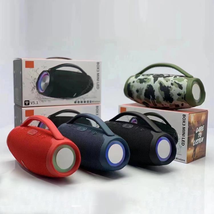 Mini War God 3rd Gen Wireless Bluetooth Speaker Outdoor Portable LED Sound Boombox3 Gift