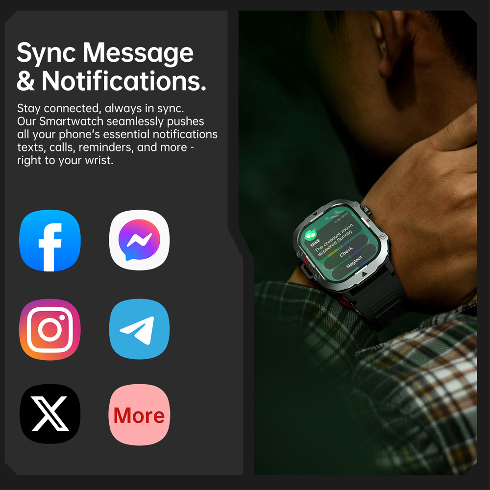 C30PRO Smart Watch New Watch Men Sports Three-proof Watch Bluetooth Call Information Reminder
