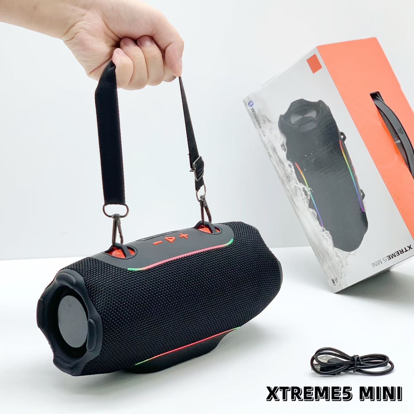 New 5th generation small war drum Mini XTREME5 portable Bluetooth speaker TWS outdoor portable low bass